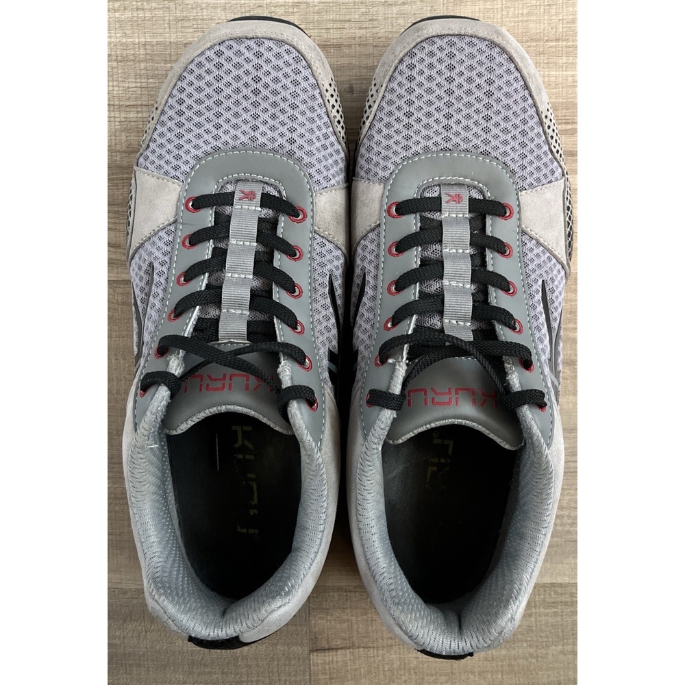 Kuru Mens Quantum Tungsten-Cardinal Athletic Shoes 10.5 Grey Red 101303E